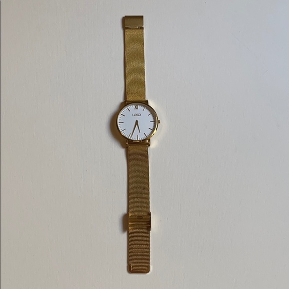 Lord Timepieces Mesh Gold Womens Watch - Picture 6 of 12